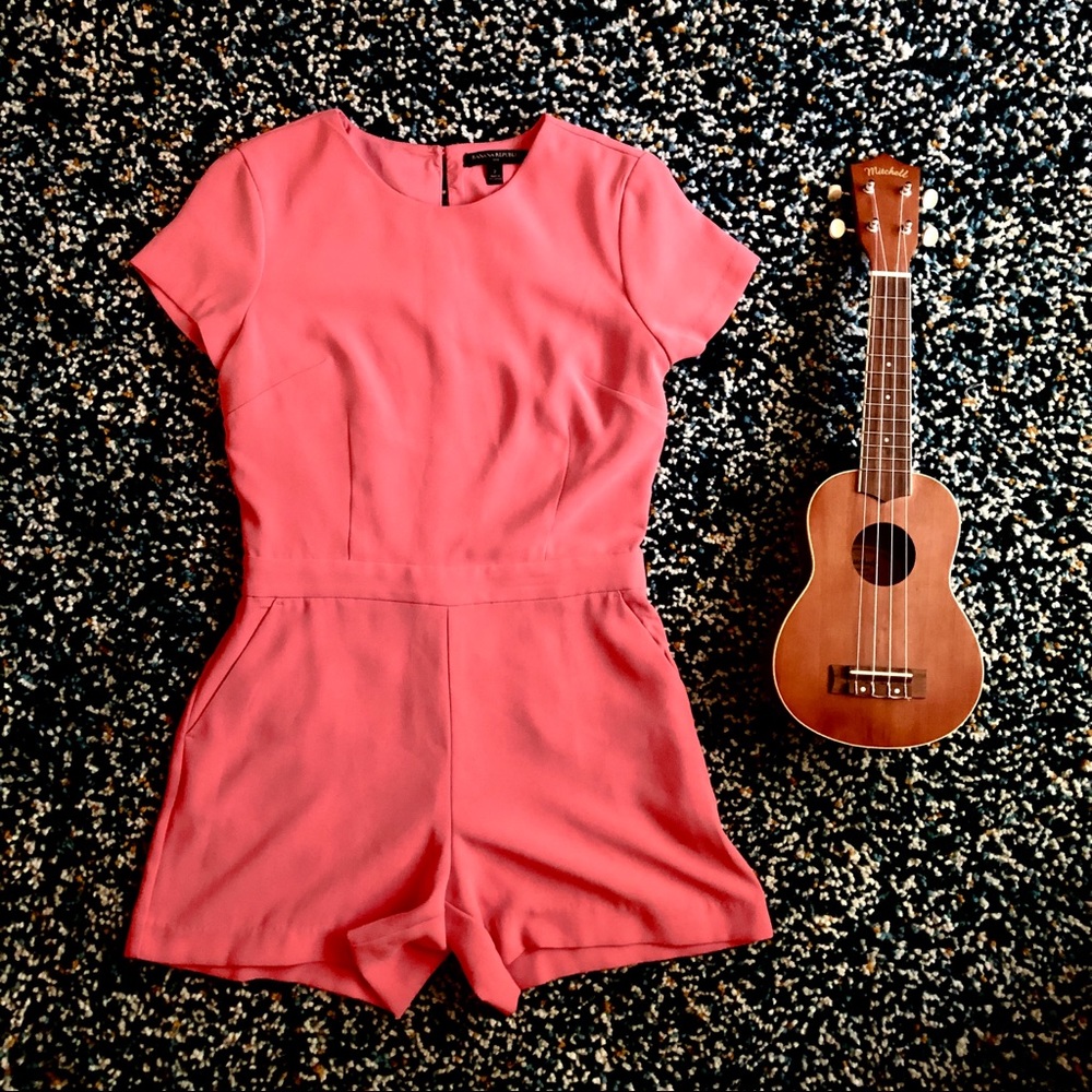 Banana Republic - Coral Pink Romper